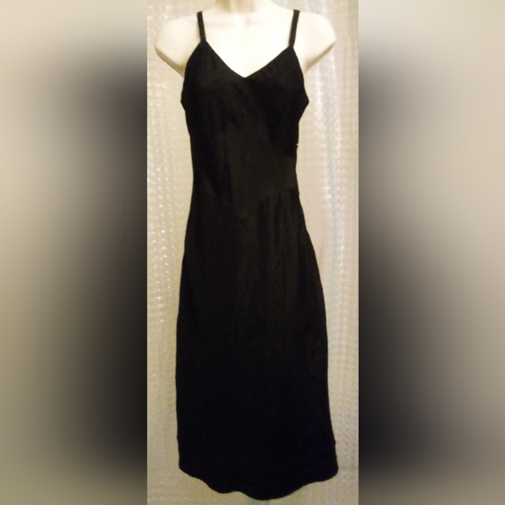 Vintage Deena Black Full Slip Pinup Photography